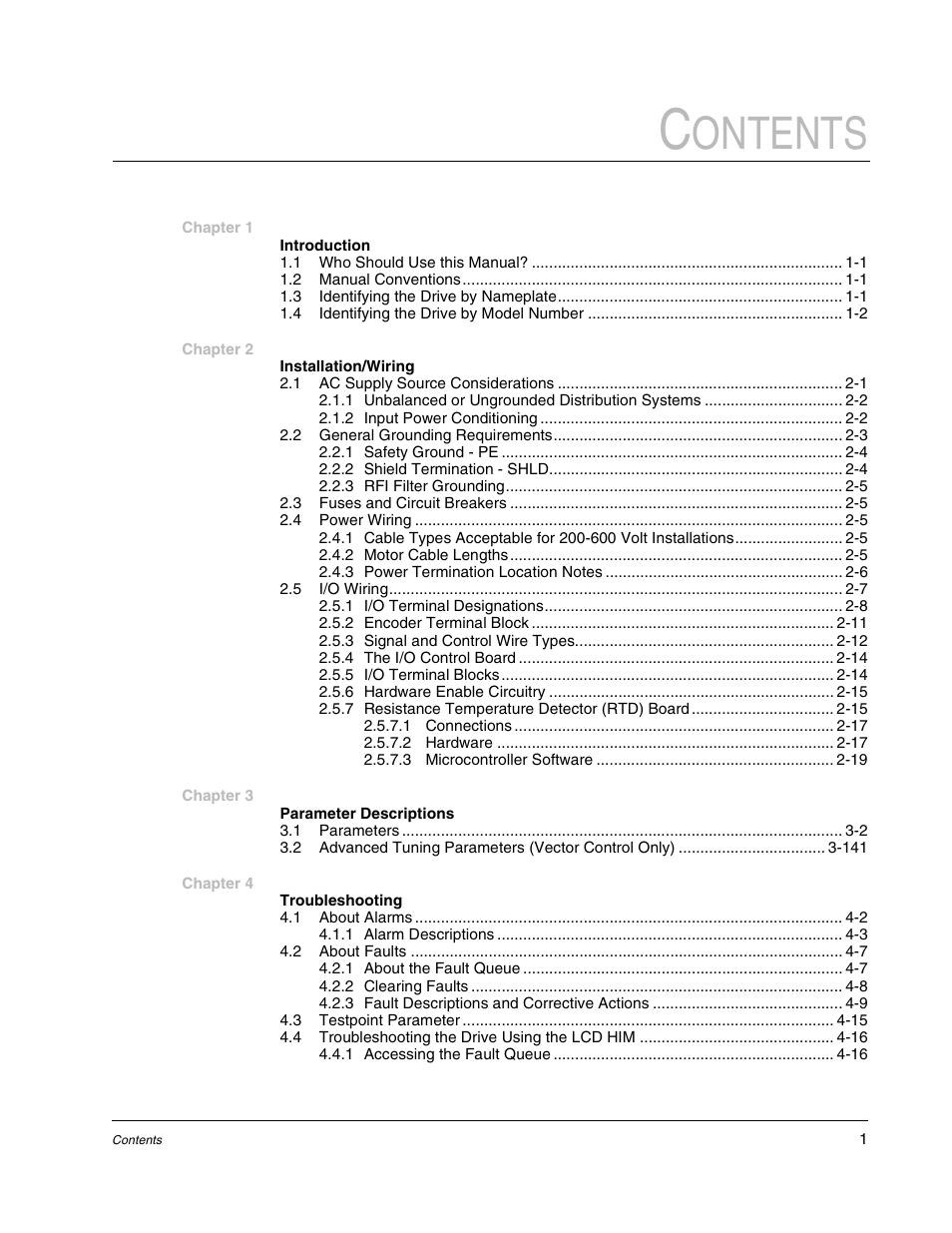 Ontents | Rockwell Automation Liqui-Flo DBT Reach Drive User Manual | Page 3 / 248