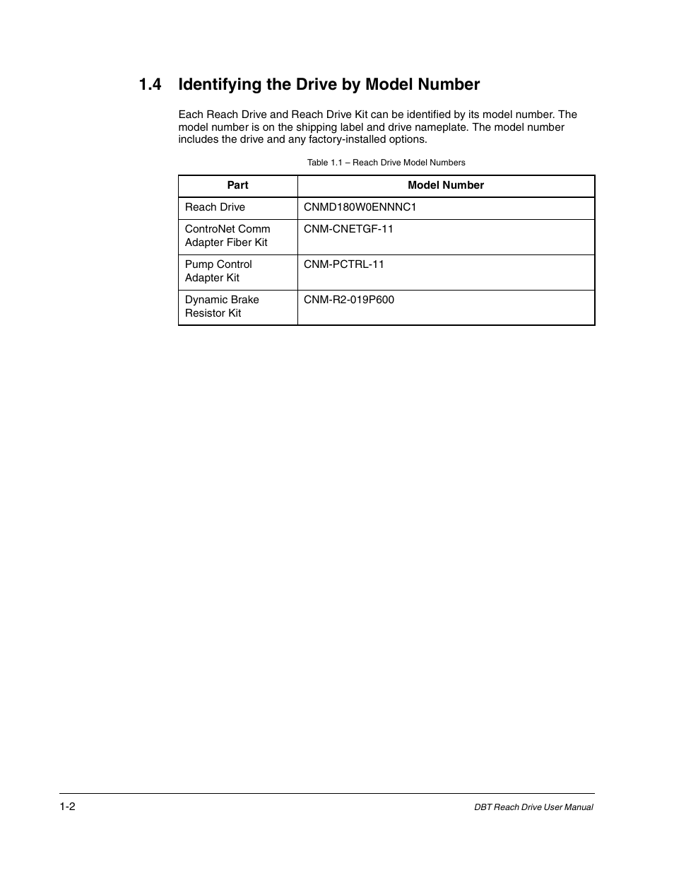Identifying the drive by model number -2, 4 identifying the drive by model number | Rockwell Automation Liqui-Flo DBT Reach Drive User Manual | Page 6 / 248