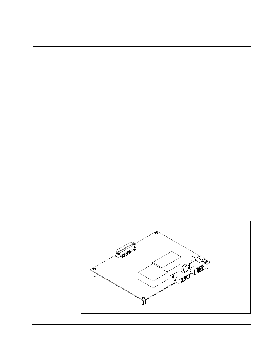 Chapter 3 resolver & drive i/o board, Hapter, Resolver & drive i/o board | Rockwell Automation SA3100 Power Module Interface (PMI) Regulator User Manual | Page 35 / 88