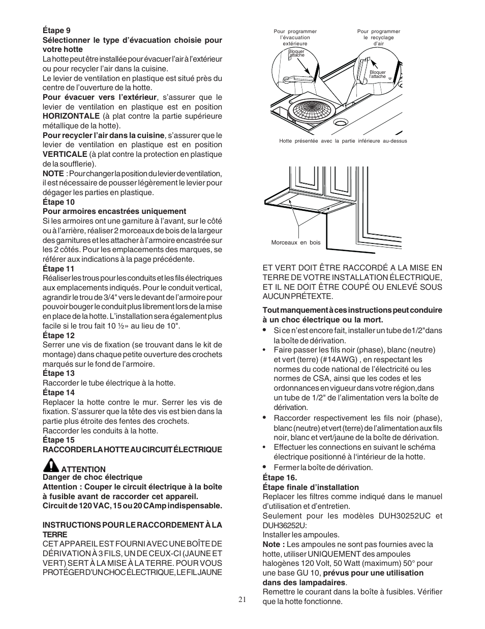 Bosch DUH User Manual | Page 21 / 32