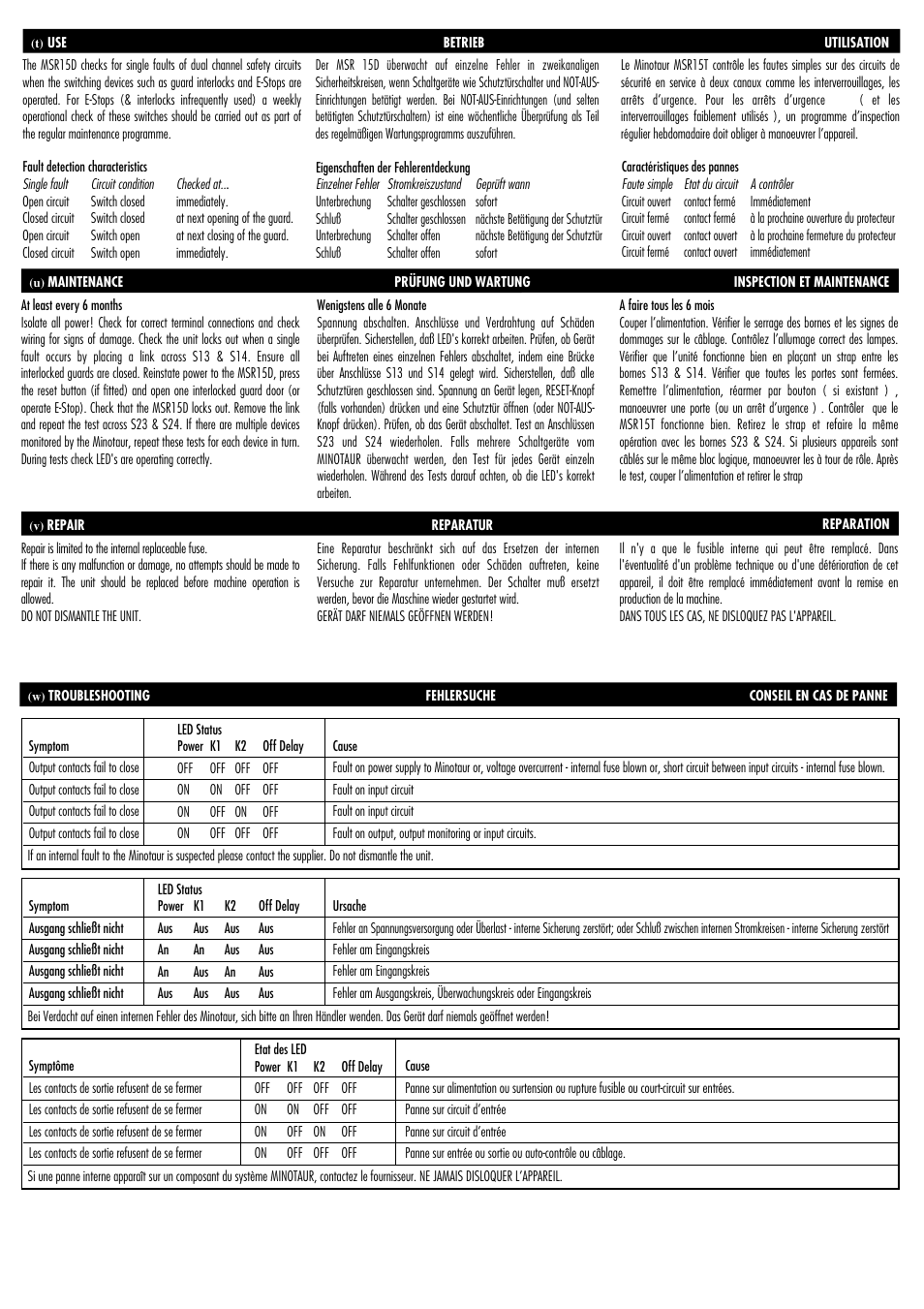 Rockwell Automation 440R MSR15D Minotaur Safety Relay User Manual | Page 3 / 4