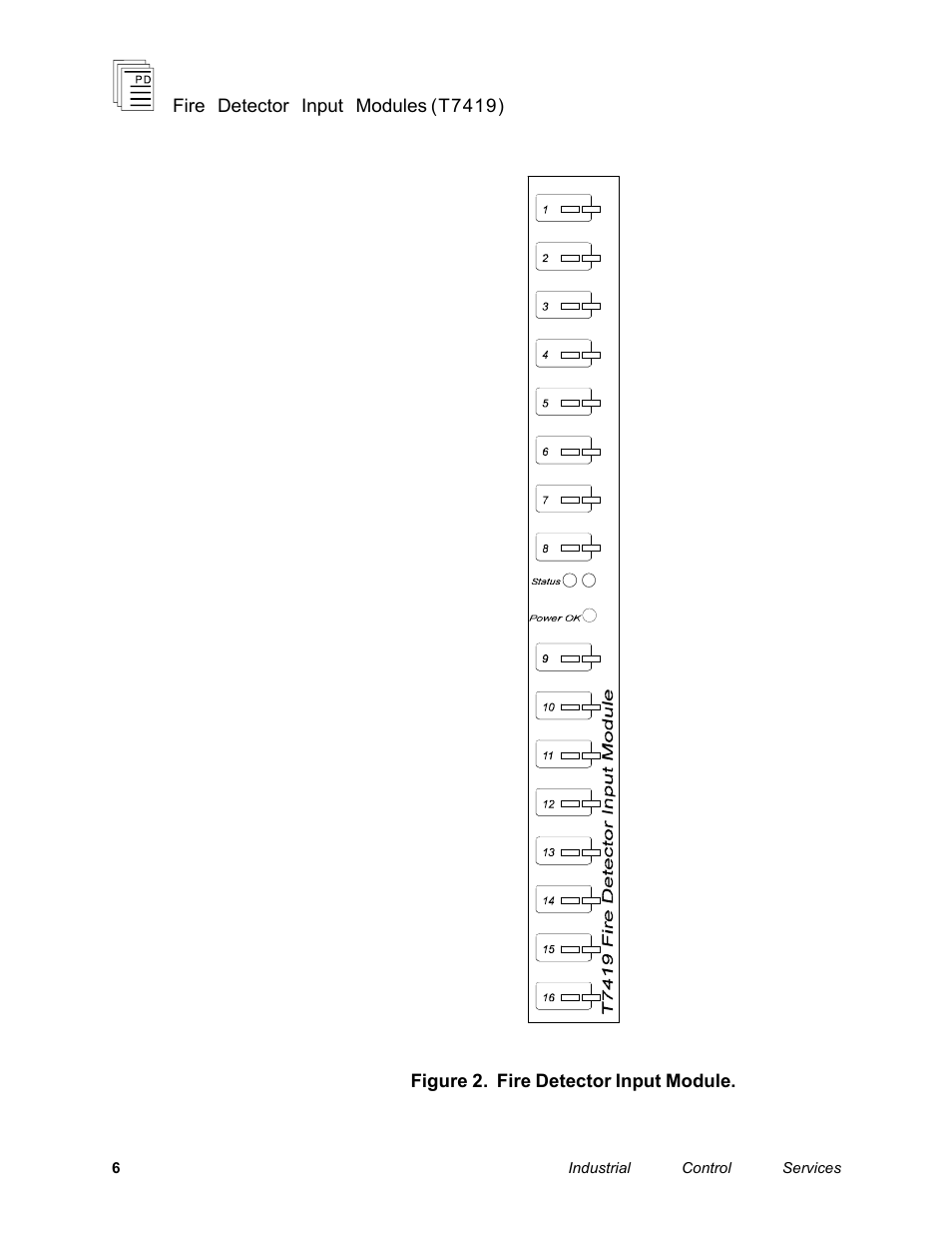 Rockwell Automation T7419 ICS Regent+Plus Fire Detector Input Modules User Manual | Page 6 / 20