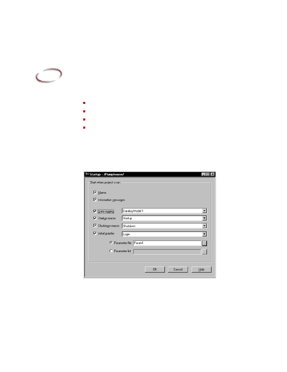 Create run-time applications, Specify startup settings, Specify startup settings -1 | See chapter 14 | Rockwell Automation FactoryTalk View Machine Edition Users Guide User Manual | Page 225 / 677