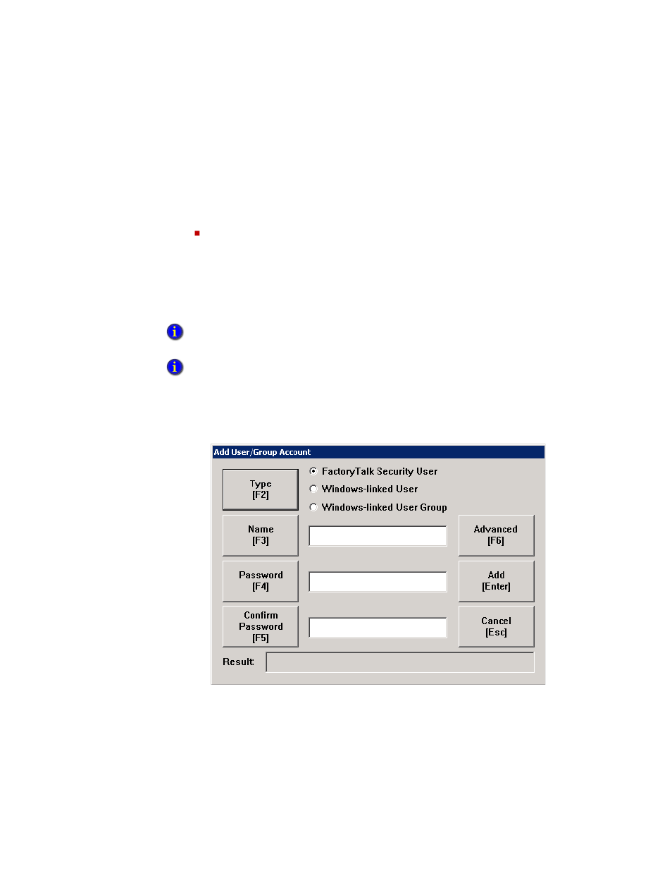 Add a user or group, Add a user or group -14 | Rockwell Automation FactoryTalk View Machine Edition Users Guide User Manual | Page 272 / 677