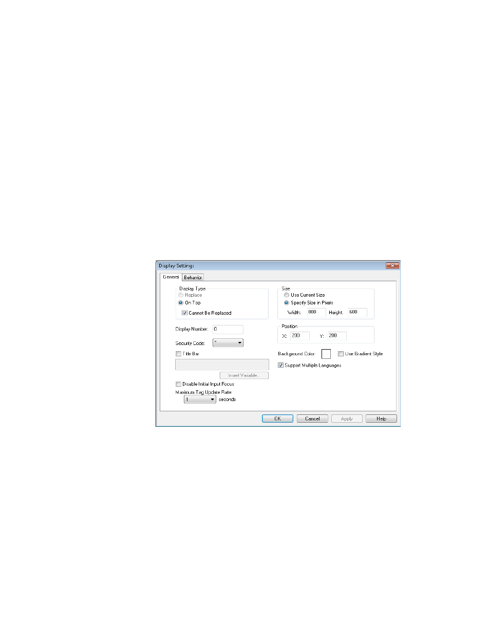 Rockwell Automation FactoryTalk View Machine Edition Users Guide User Manual | Page 320 / 677