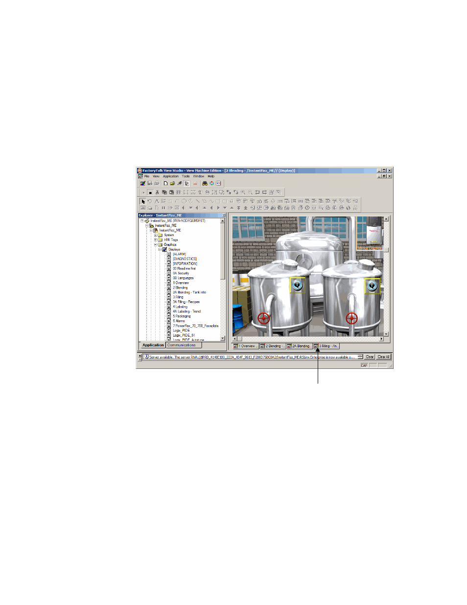 Workbook tabs, Workbook tabs -7 | Rockwell Automation FactoryTalk View Machine Edition Users Guide User Manual | Page 41 / 677