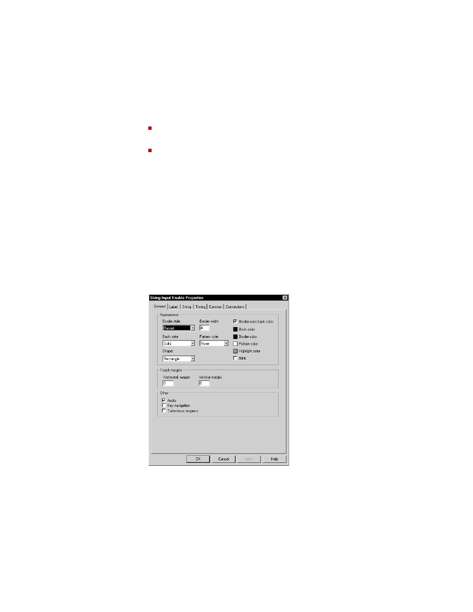 Set up string input enable buttons, Set up string input enable buttons -34 | Rockwell Automation FactoryTalk View Machine Edition Users Guide User Manual | Page 426 / 677