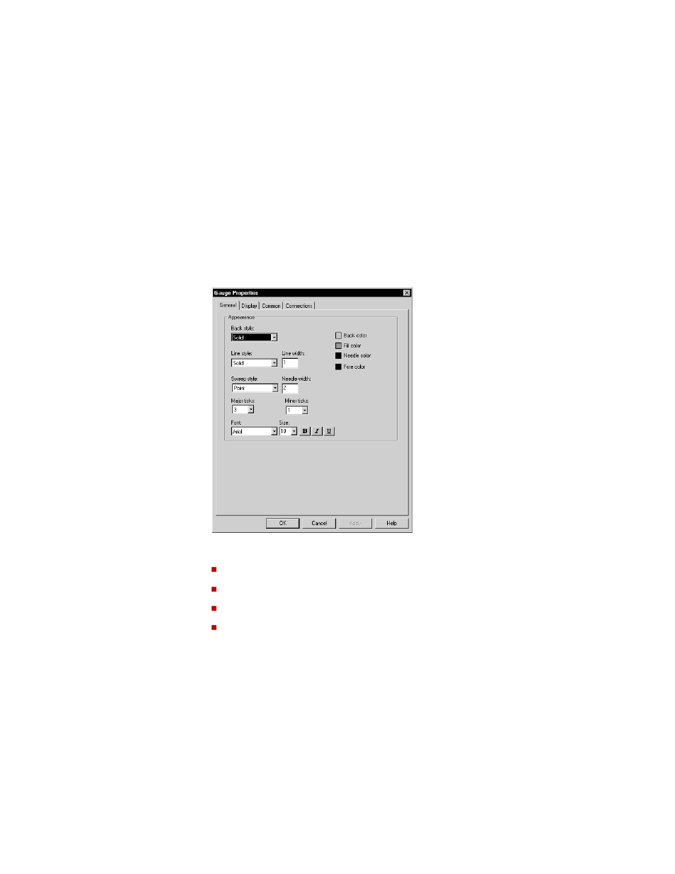 Set up gauges, Set up gauges -47 | Rockwell Automation FactoryTalk View Machine Edition Users Guide User Manual | Page 439 / 677