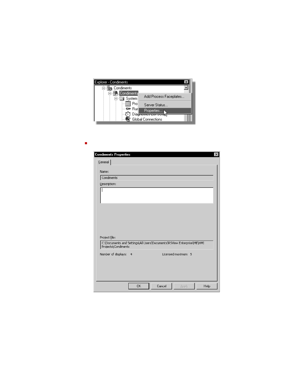 Rockwell Automation FactoryTalk View Machine Edition Users Guide User Manual | Page 77 / 677