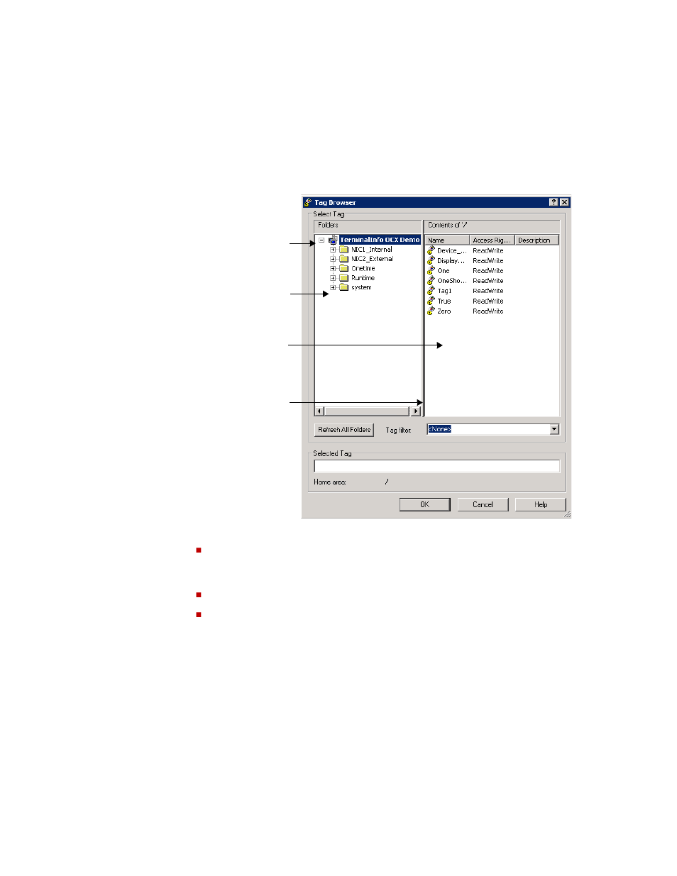 Use the tag browser, Use the tag browser -6 | Rockwell Automation FactoryTalk View Machine Edition Users Guide User Manual | Page 90 / 677