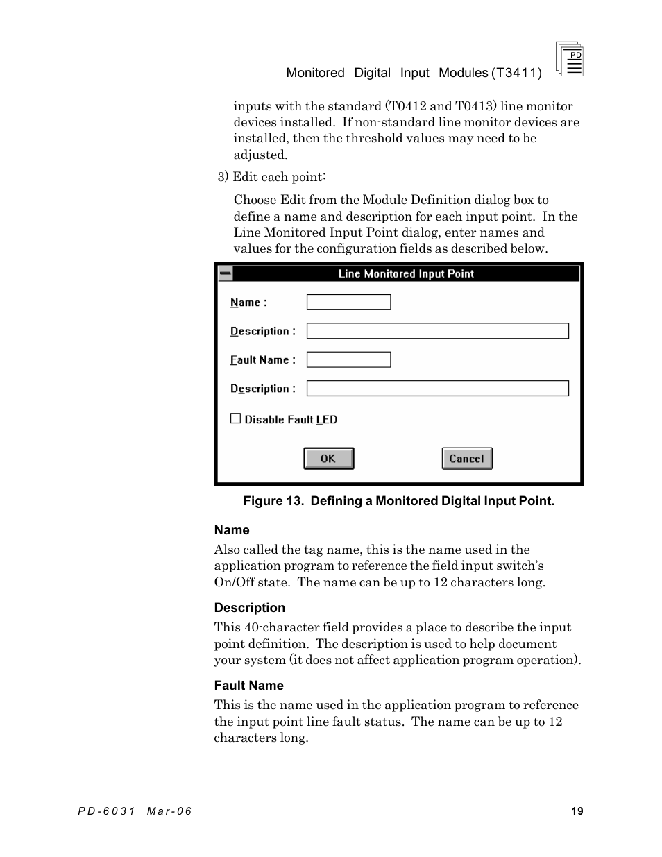Rockwell Automation T3411 ICS Regent Monitored Digital Input Modules User Manual | Page 19 / 26
