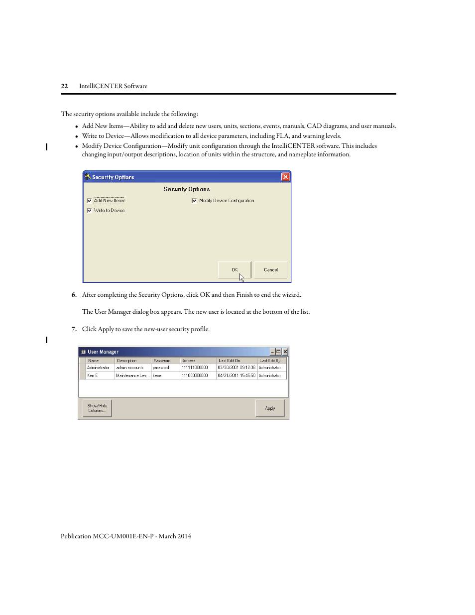 Rockwell Automation 2500 IntelliCENTER Software User Manual | Page 22 / 60