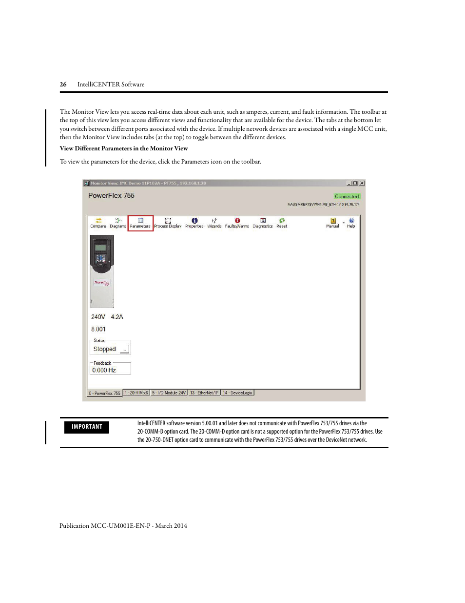 Rockwell Automation 2500 IntelliCENTER Software User Manual | Page 26 / 60