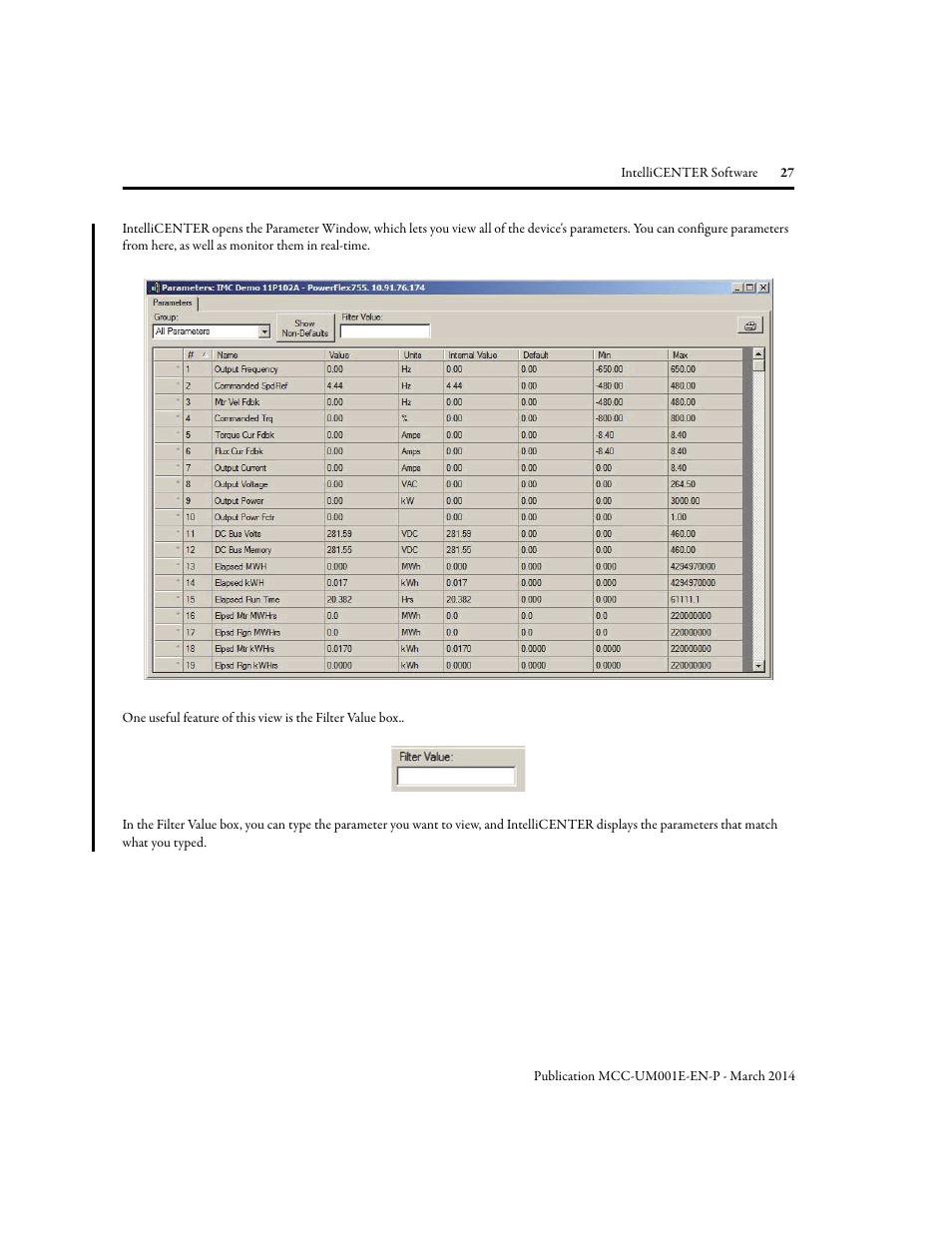 Rockwell Automation 2500 IntelliCENTER Software User Manual | Page 27 / 60