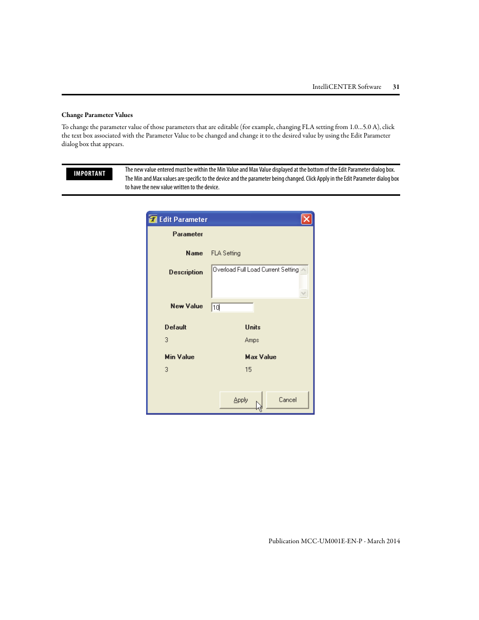 Rockwell Automation 2500 IntelliCENTER Software User Manual | Page 31 / 60