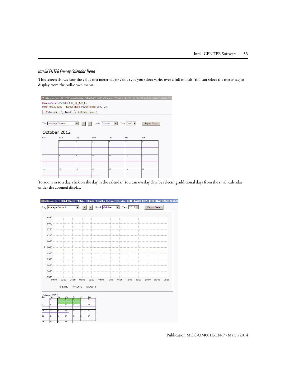 Rockwell Automation 2500 IntelliCENTER Software User Manual | Page 53 / 60