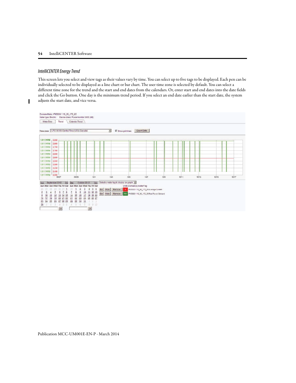 Rockwell Automation 2500 IntelliCENTER Software User Manual | Page 54 / 60
