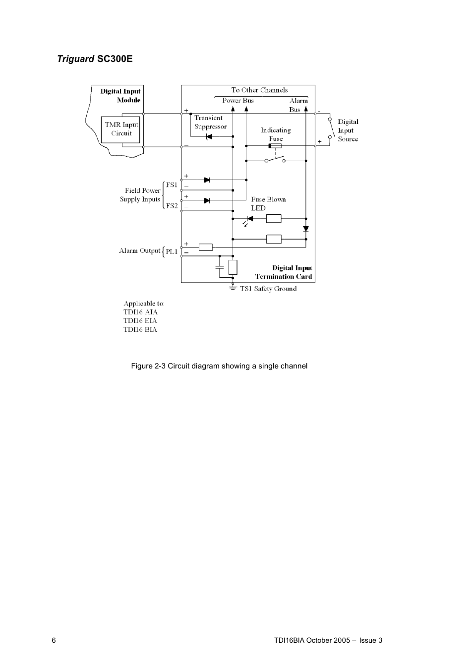 Triguard sc300e | Rockwell Automation TDI16BIA 16 - Channel Digital Input Termination Card 24Vdc User Manual | Page 6 / 11