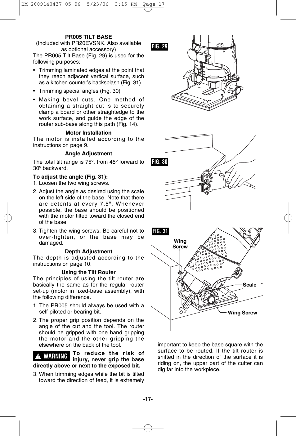 Bosch PR10E User Manual | Page 17 / 64