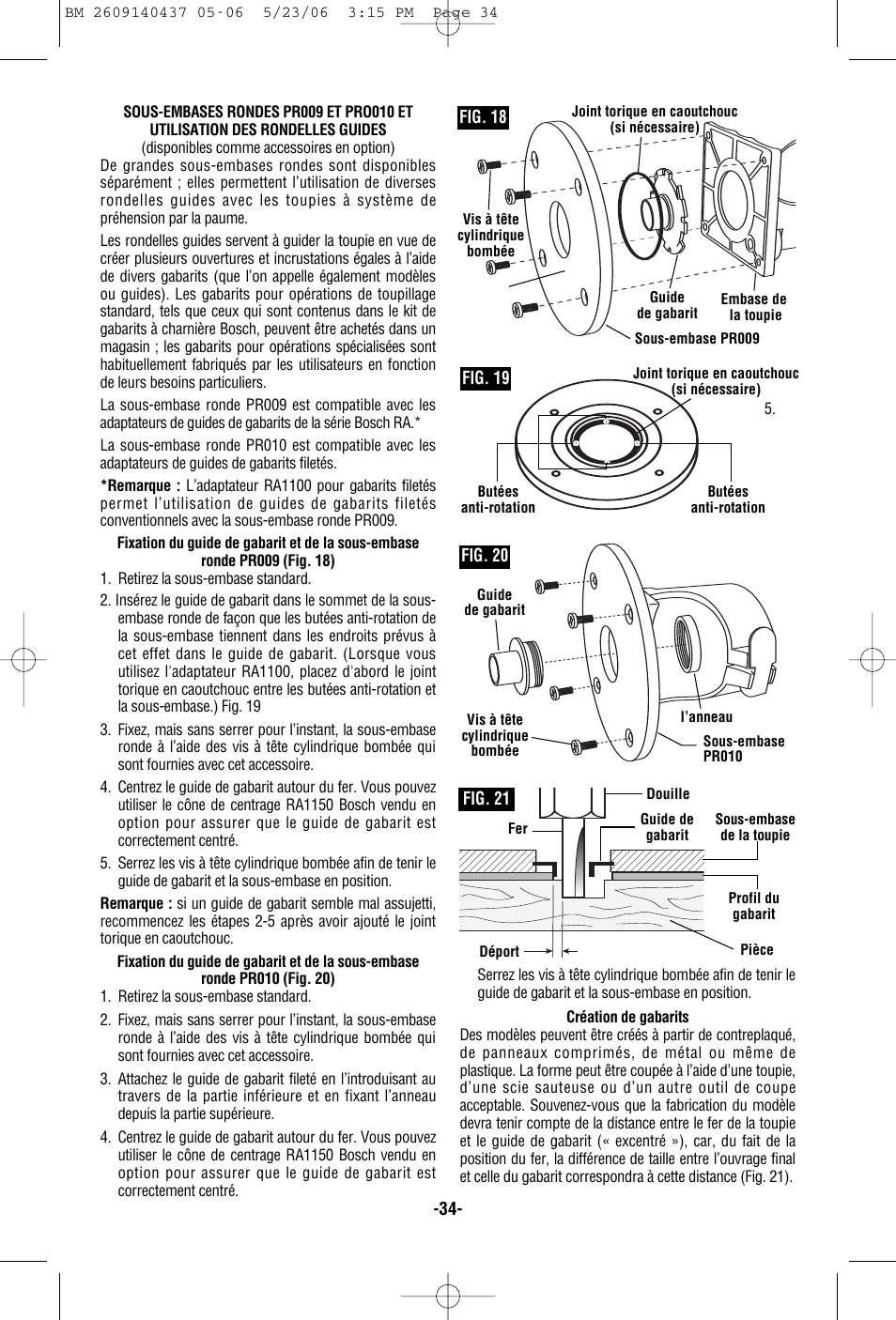 Bosch PR10E User Manual | Page 34 / 64