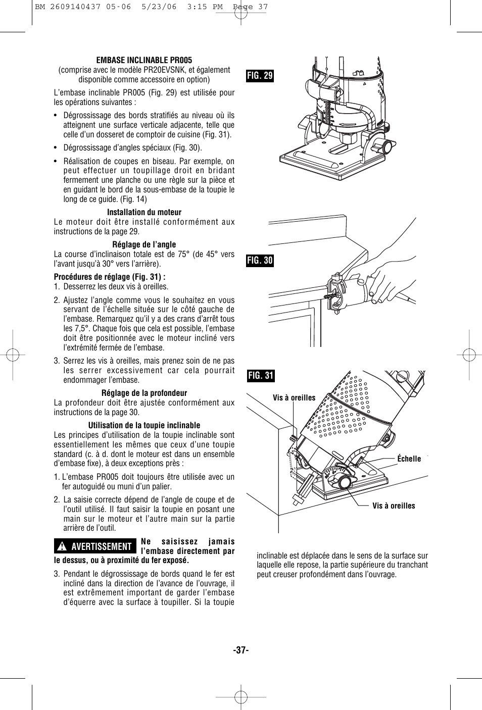 Bosch PR10E User Manual | Page 37 / 64