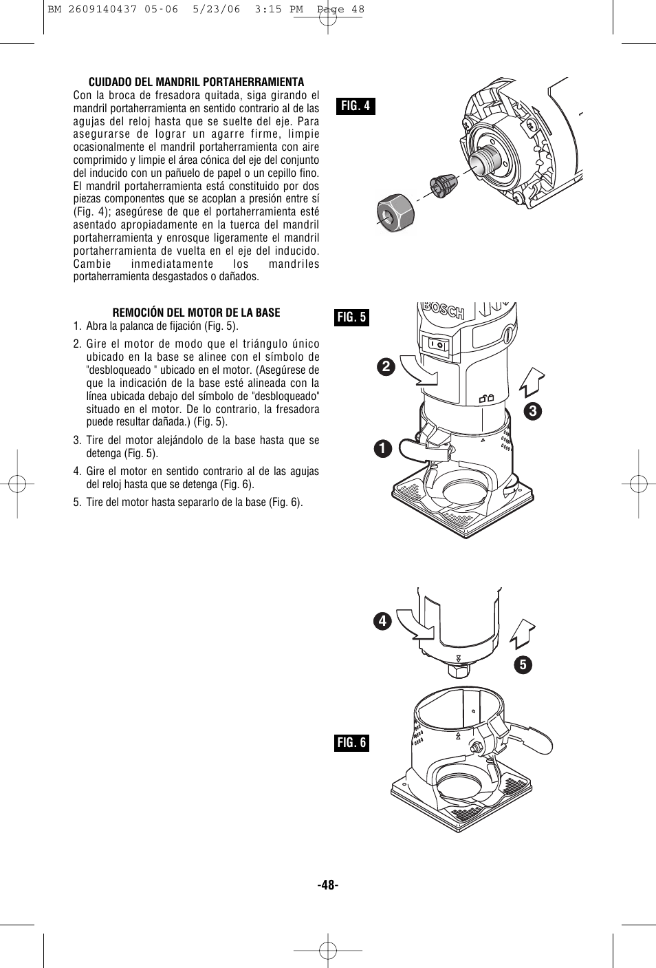 Bosch PR10E User Manual | Page 48 / 64