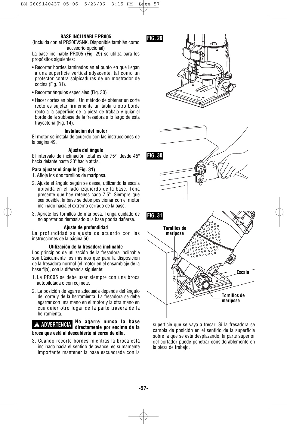 Bosch PR10E User Manual | Page 57 / 64