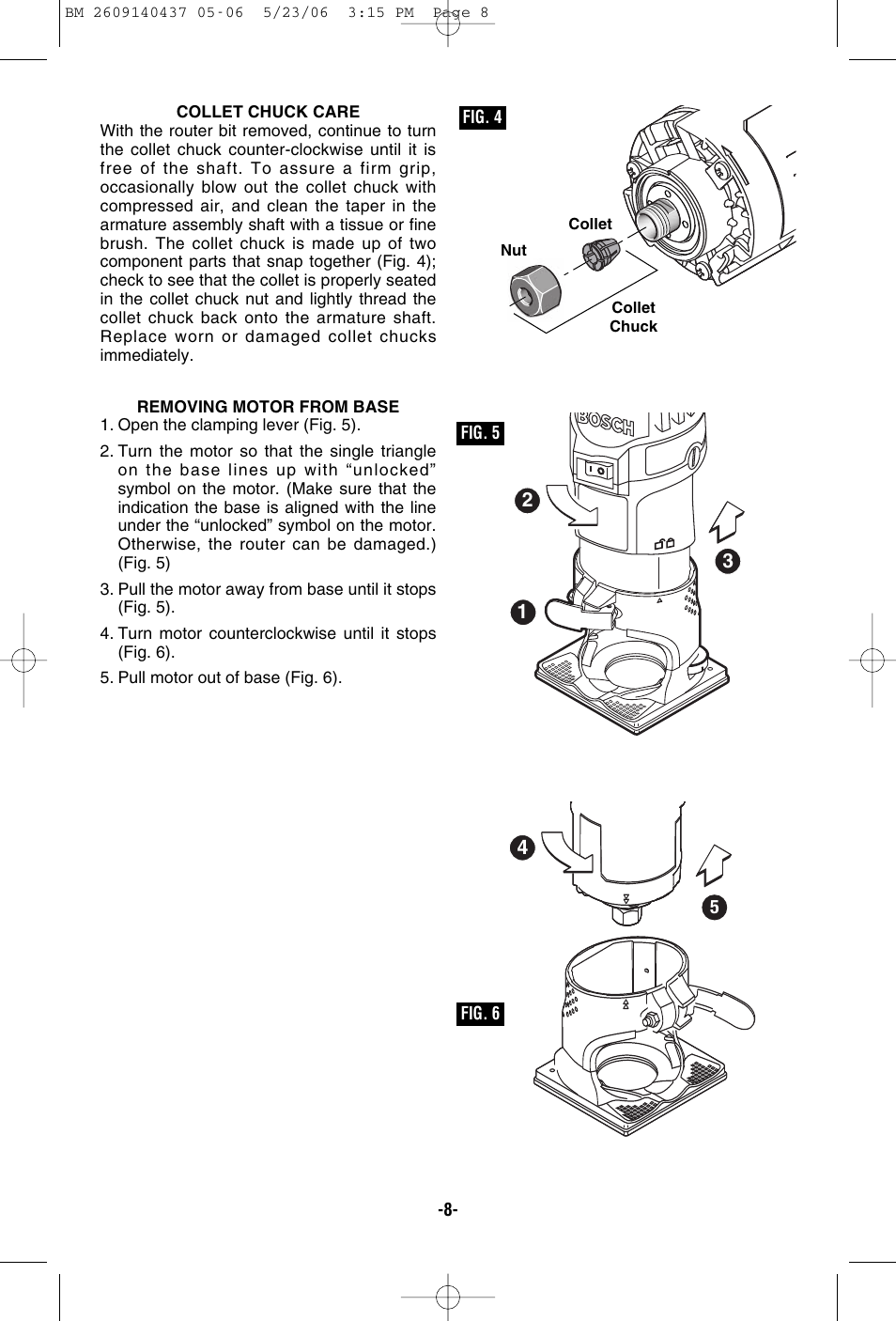 Bosch PR10E User Manual | Page 8 / 64
