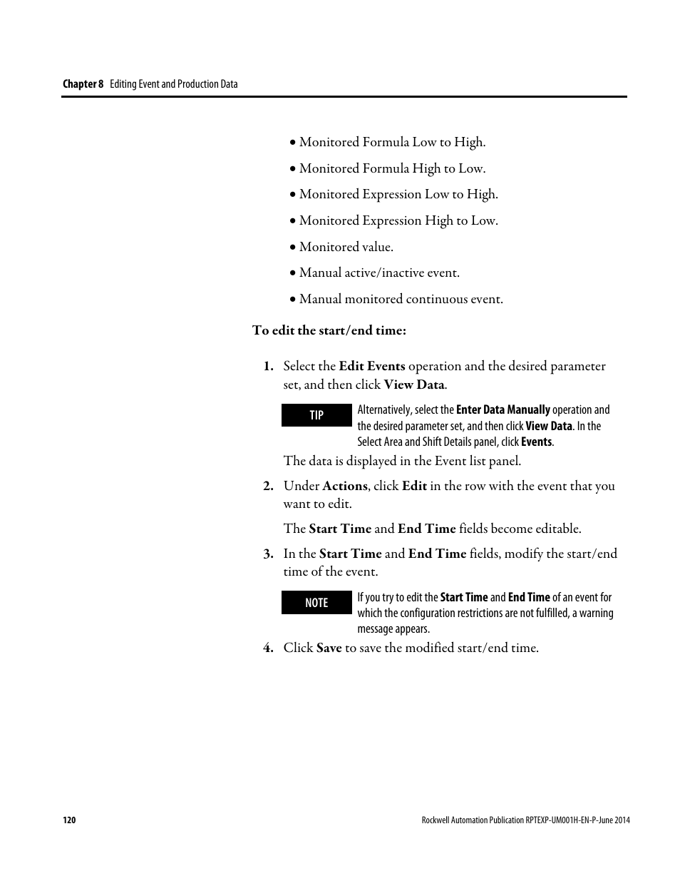 Rockwell Automation FactoryTalk Report Expert User Guide User Manual | Page 120 / 182