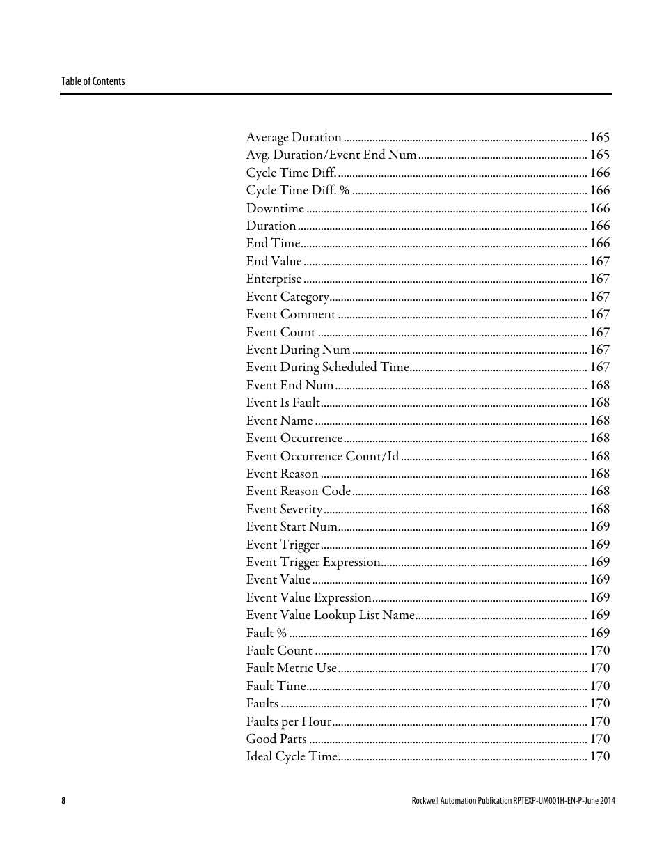 Rockwell Automation FactoryTalk Report Expert User Guide User Manual | Page 8 / 182