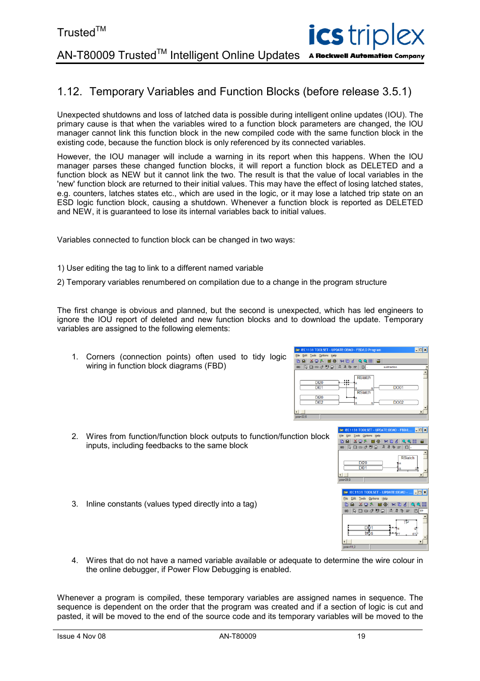 12 a, Trusted, Intelligent online updates | Rockwell Automation T8xxx Application Note Trusted Intelligent Online Updates User Manual | Page 19 / 26