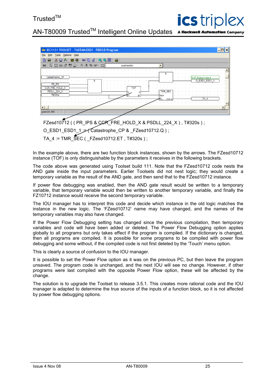 Trusted, Intelligent online updates | Rockwell Automation T8xxx Application Note Trusted Intelligent Online Updates User Manual | Page 25 / 26
