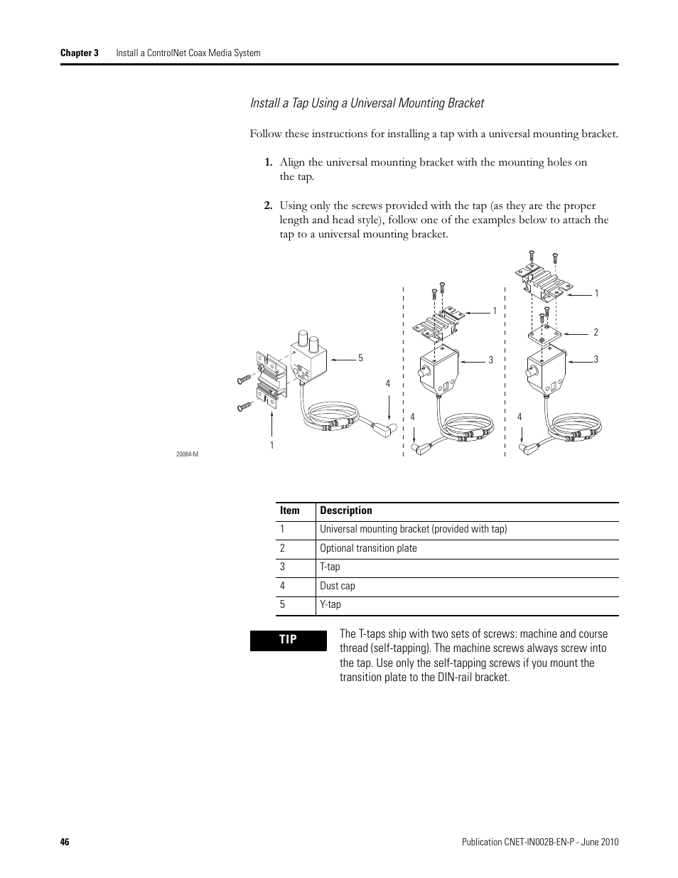 Rockwell Automation 1786-series ControlNet Coax Media Planning and Installation Guide User Manual | Page 46 / 80