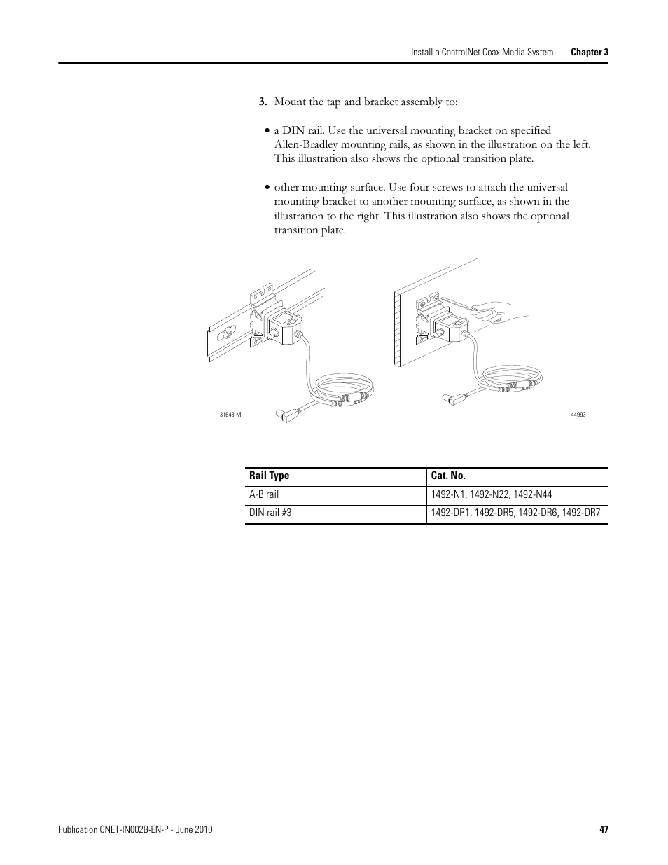 Rockwell Automation 1786-series ControlNet Coax Media Planning and Installation Guide User Manual | Page 47 / 80