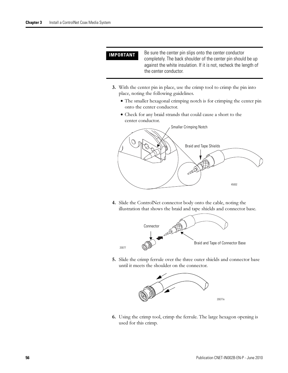 Rockwell Automation 1786-series ControlNet Coax Media Planning and Installation Guide User Manual | Page 56 / 80