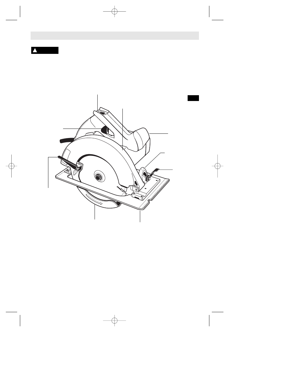 Functional description and specifications, Circular saw | Bosch 1658 User Manual | Page 7 / 36