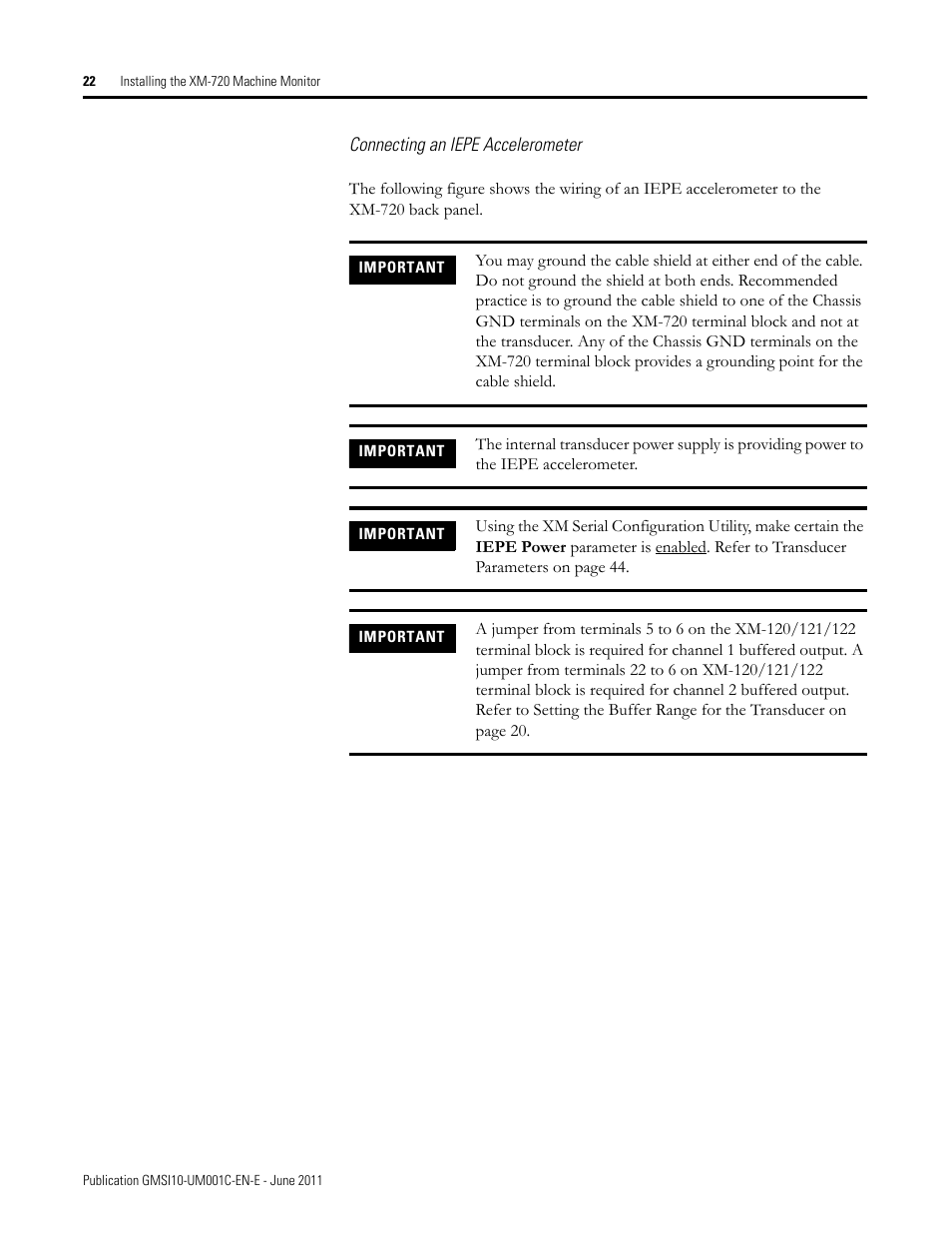 Rockwell Automation 1440-PK02-05M2 XM-720 Machine Monitor User Manual | Page 22 / 68