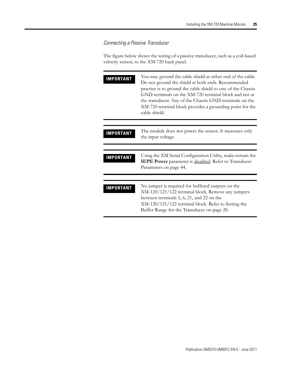 Rockwell Automation 1440-PK02-05M2 XM-720 Machine Monitor User Manual | Page 25 / 68