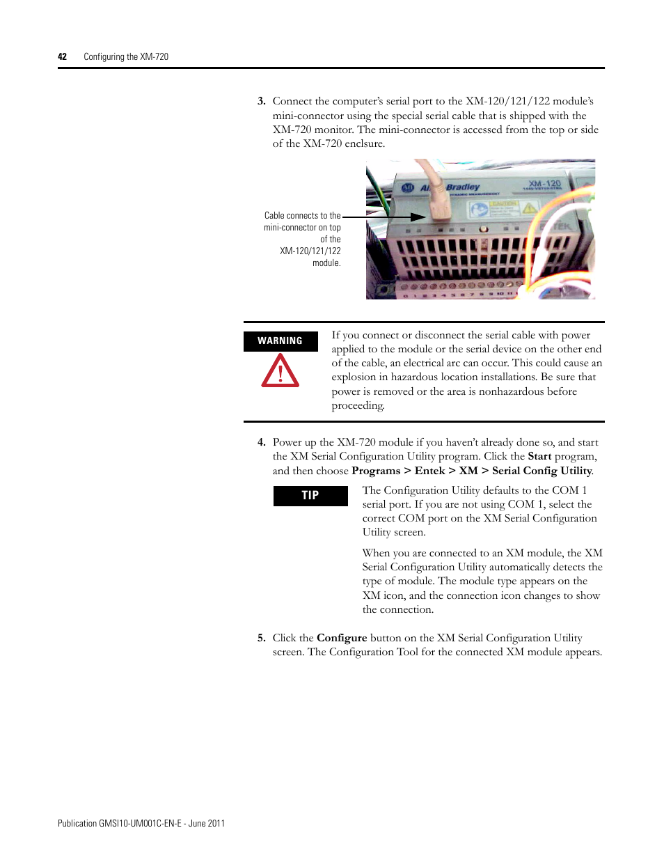 Rockwell Automation 1440-PK02-05M2 XM-720 Machine Monitor User Manual | Page 42 / 68