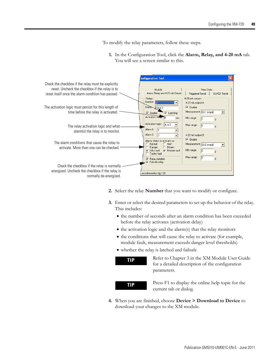 Rockwell Automation 1440-PK02-05M2 XM-720 Machine Monitor User Manual | Page 49 / 68