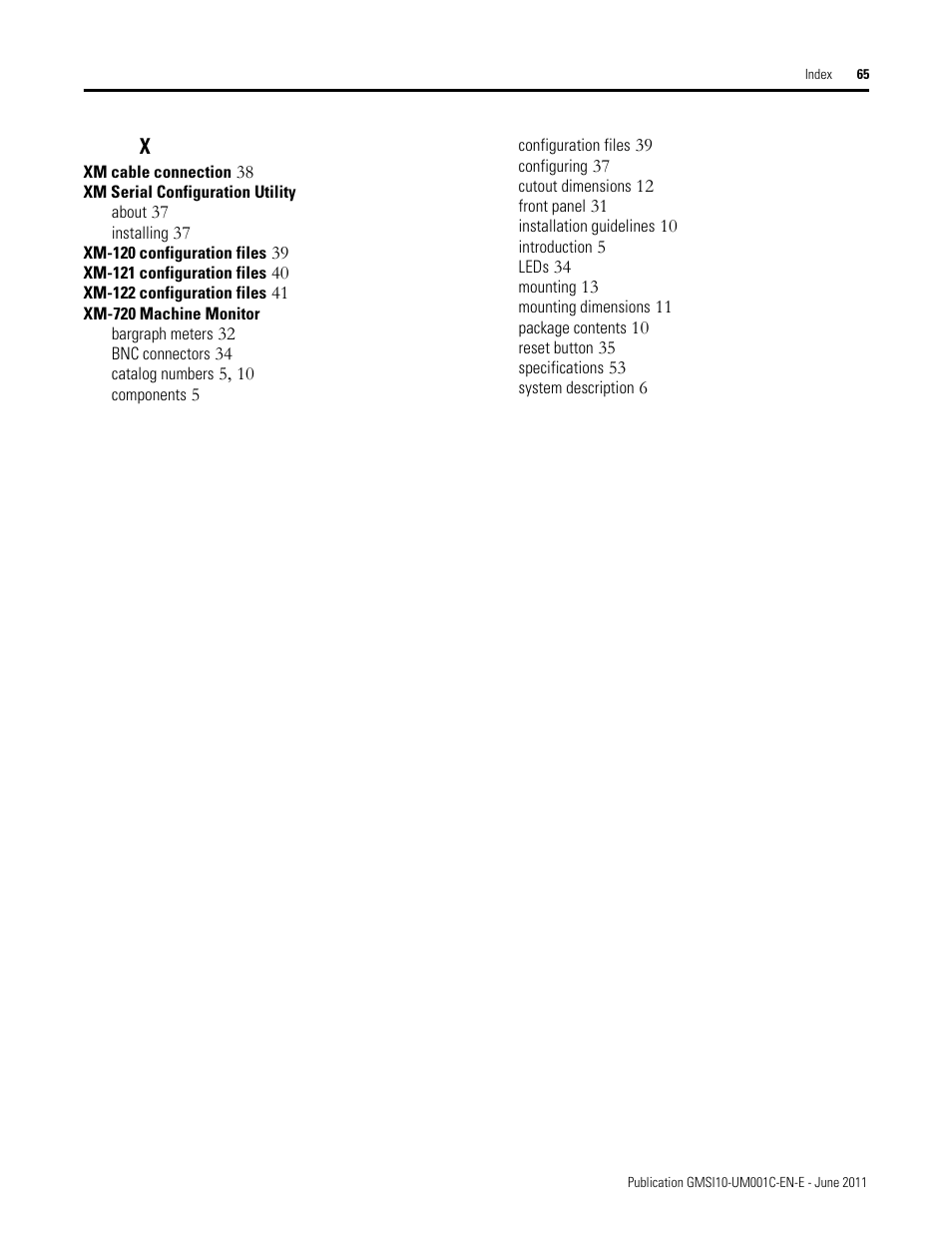 Rockwell Automation 1440-PK02-05M2 XM-720 Machine Monitor User Manual | Page 65 / 68
