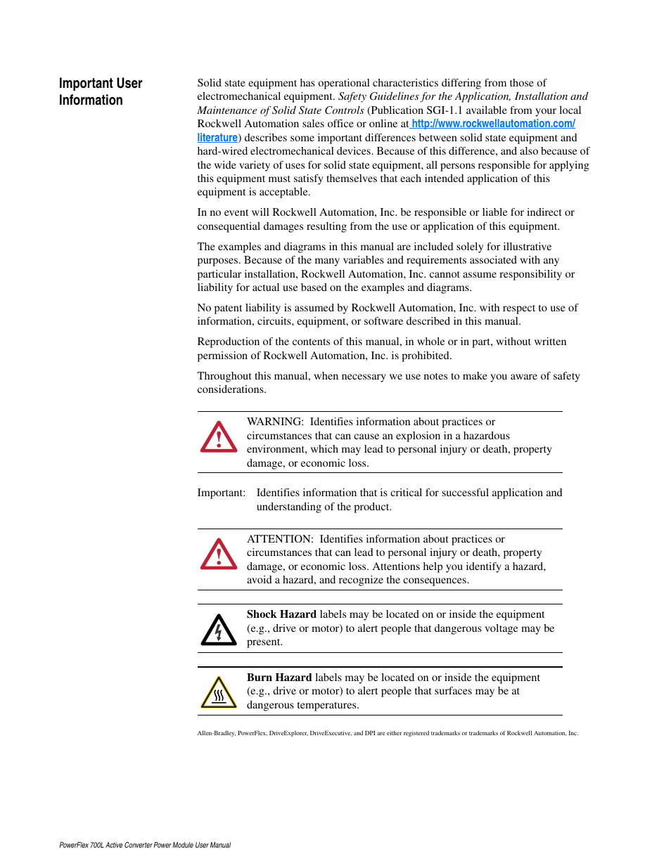 Rockwell Automation 20L, LPM20 PowerFlex 700 Active Converter Power Module User Manual | Page 2 / 72