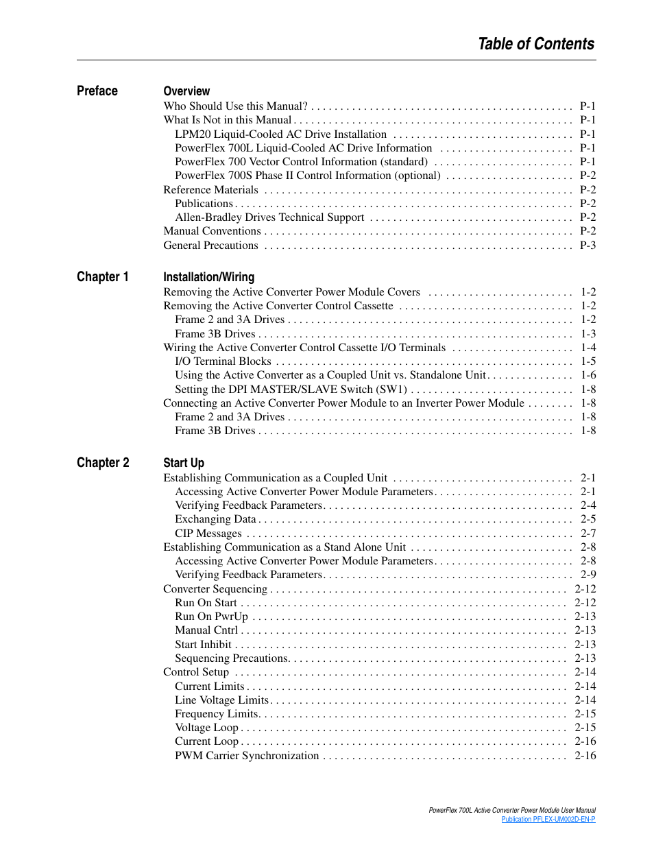 Rockwell Automation 20L, LPM20 PowerFlex 700 Active Converter Power Module User Manual | Page 5 / 72