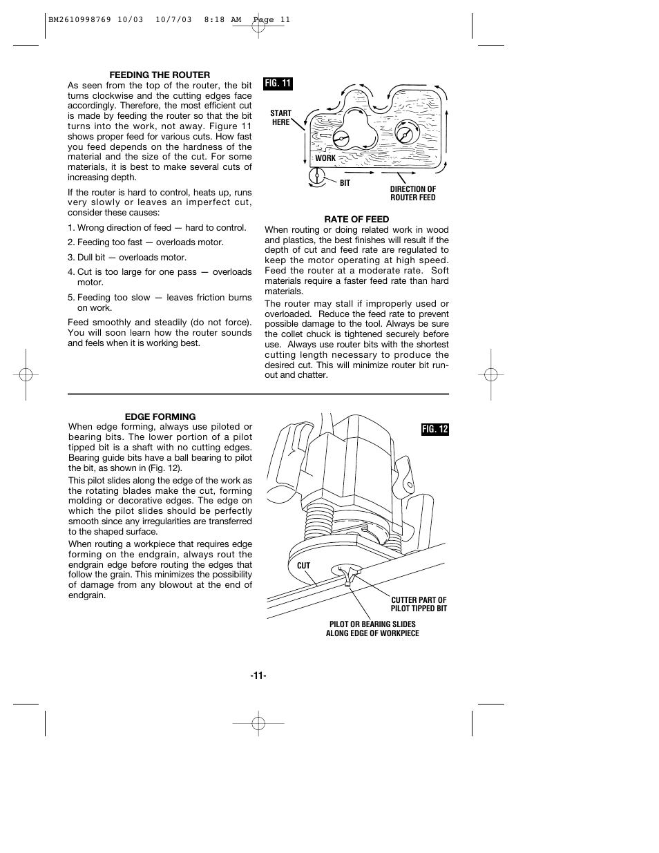 Bosch 1613AEVS User Manual | Page 11 / 44