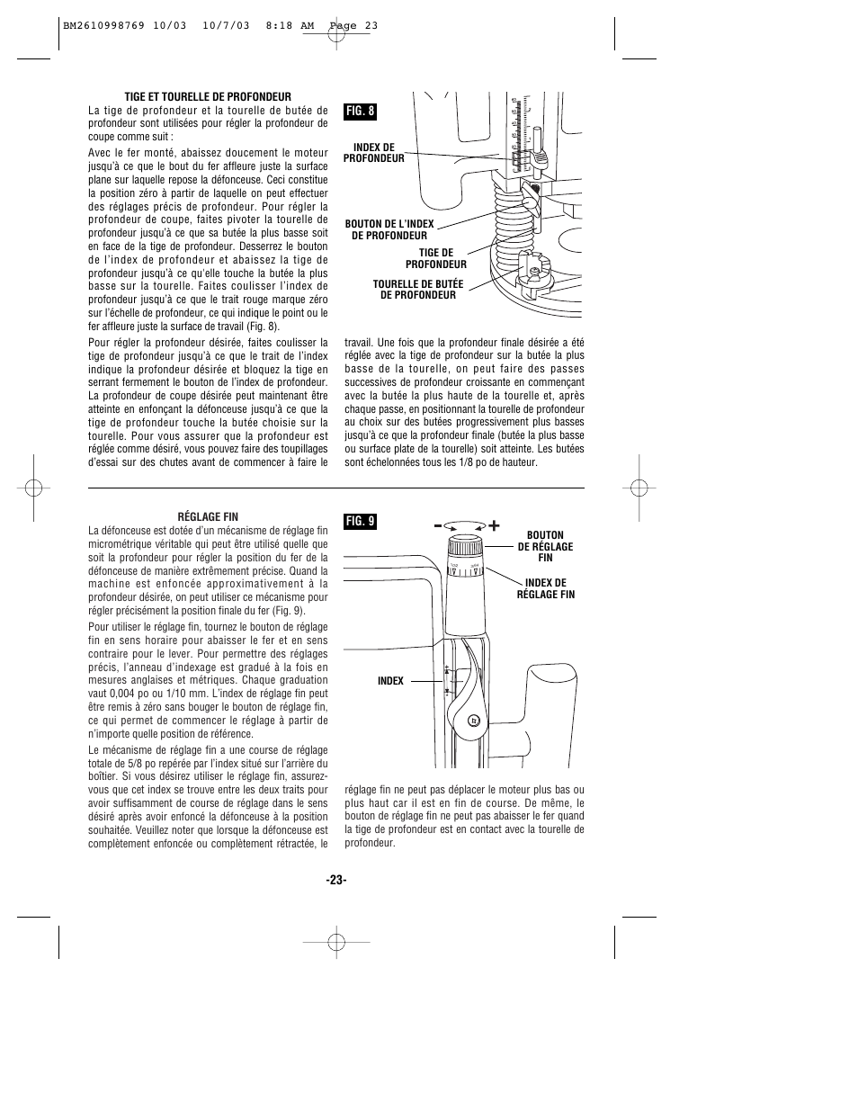 Bosch 1613AEVS User Manual | Page 23 / 44