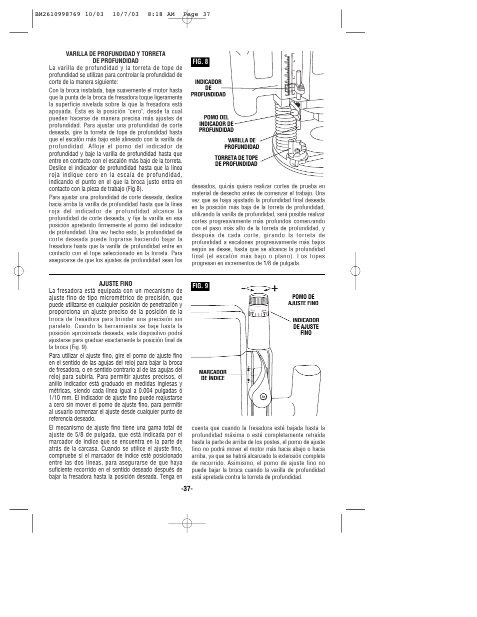 Bosch 1613AEVS User Manual | Page 37 / 44