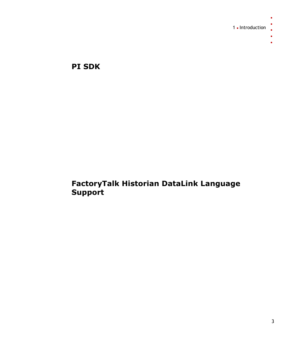 Pi sdk, Factorytalk historian datalink language support | Rockwell Automation FactoryTalk Historian SE DataLink 4.2 User Guide User Manual | Page 11 / 164