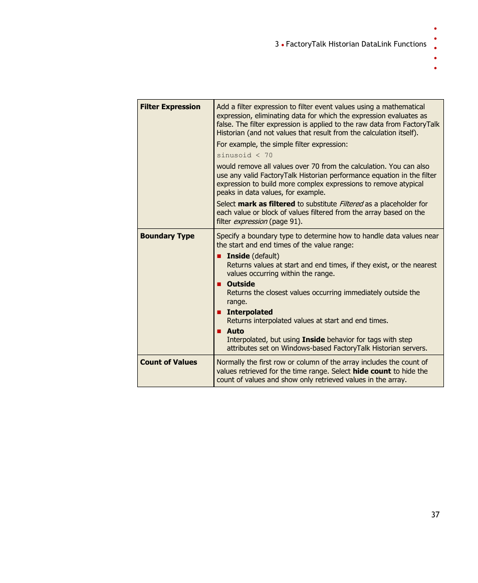 Rockwell Automation FactoryTalk Historian SE DataLink 4.2 User Guide User Manual | Page 45 / 164