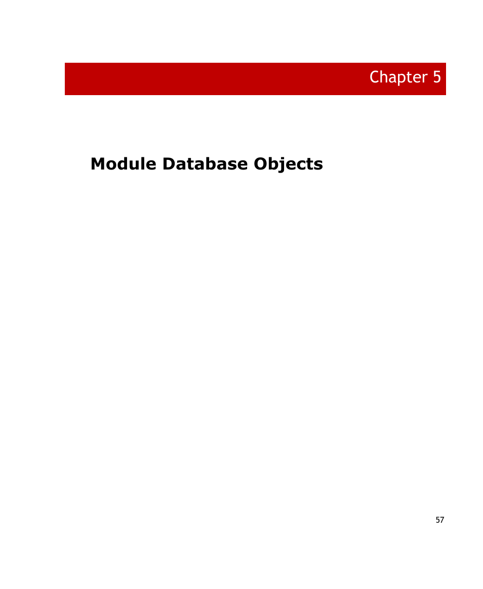 Module database objects, Chapter 5 | Rockwell Automation FactoryTalk Historian SE DataLink 4.2 User Guide User Manual | Page 65 / 164