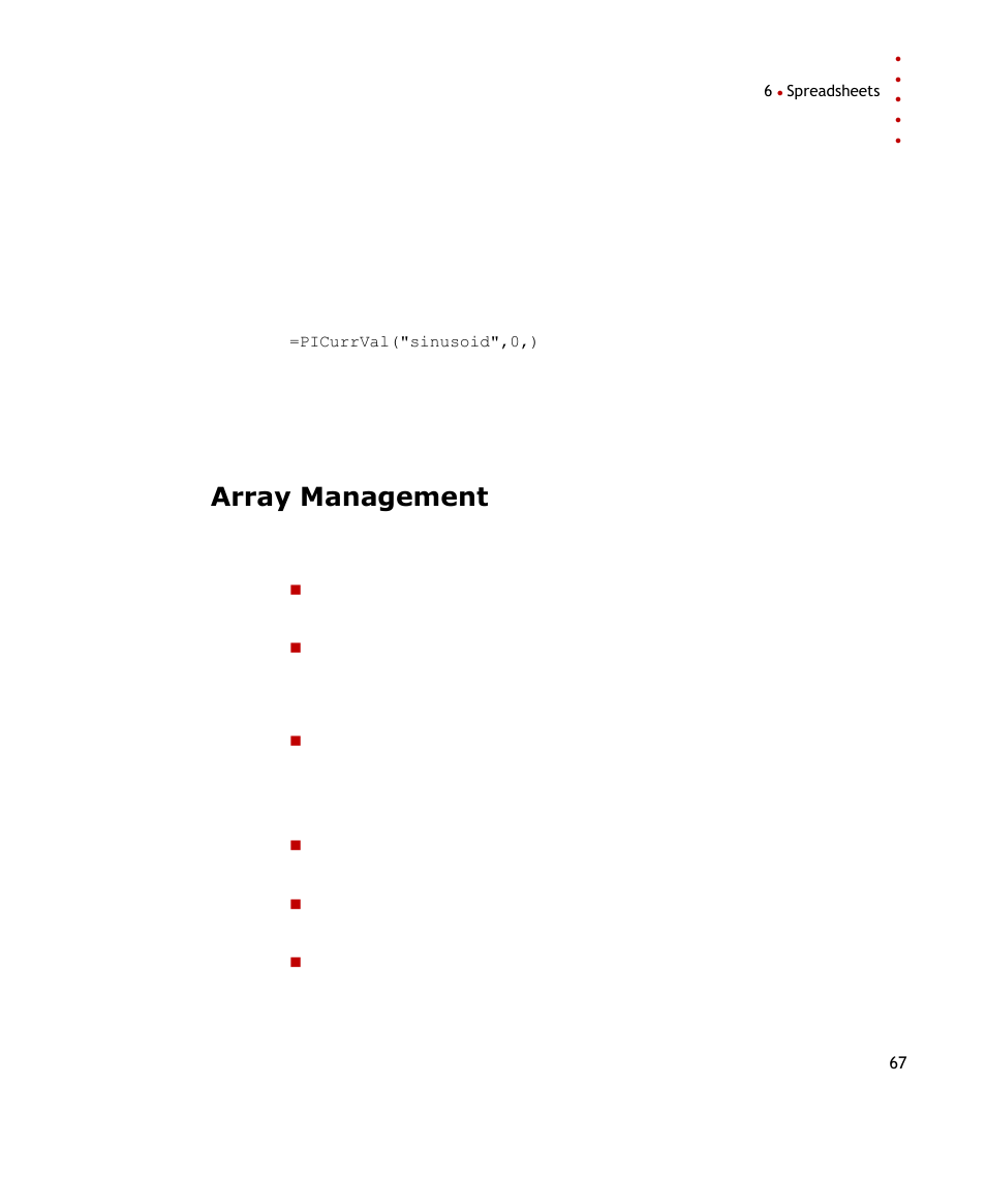 Array management | Rockwell Automation FactoryTalk Historian SE DataLink 4.2 User Guide User Manual | Page 75 / 164